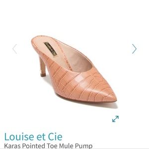 NEW Louise et Cie Karas Pointed Toe Mule Pump